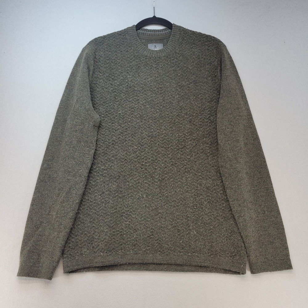 Royal Robbins Sweater Mens Medium Green Wool Blend Crewneck
